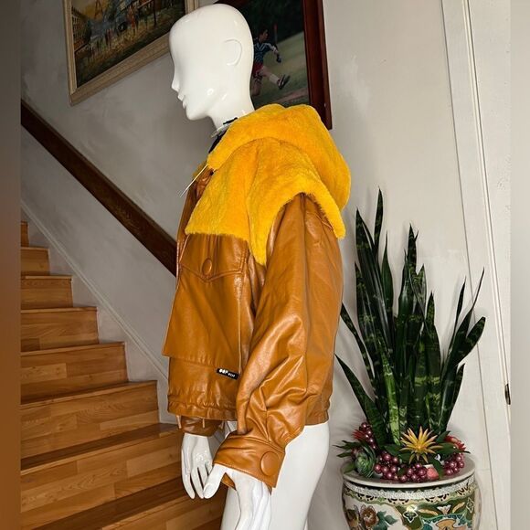 OOFWear Vegan Leather Jacket  - Picture 6 of 10